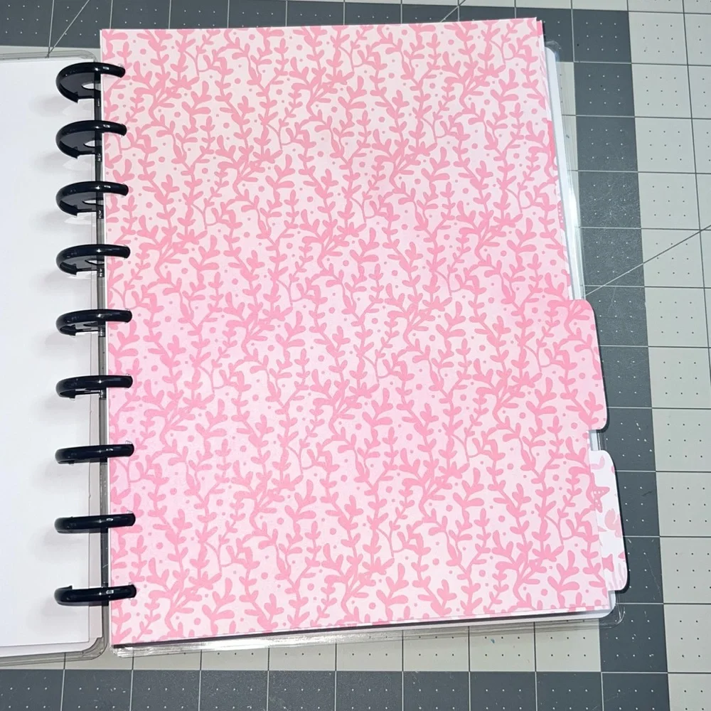 Mermaid happy planner classic size cover set, tab dividers and dashboards